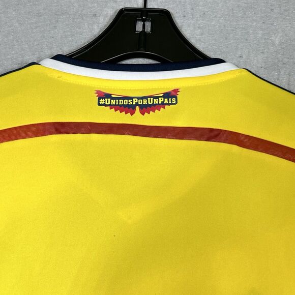 Adidas Colombia National Team Soccer Jersey Men’s Large ClimaCool 2014 Shirt - Picture 8 of 11